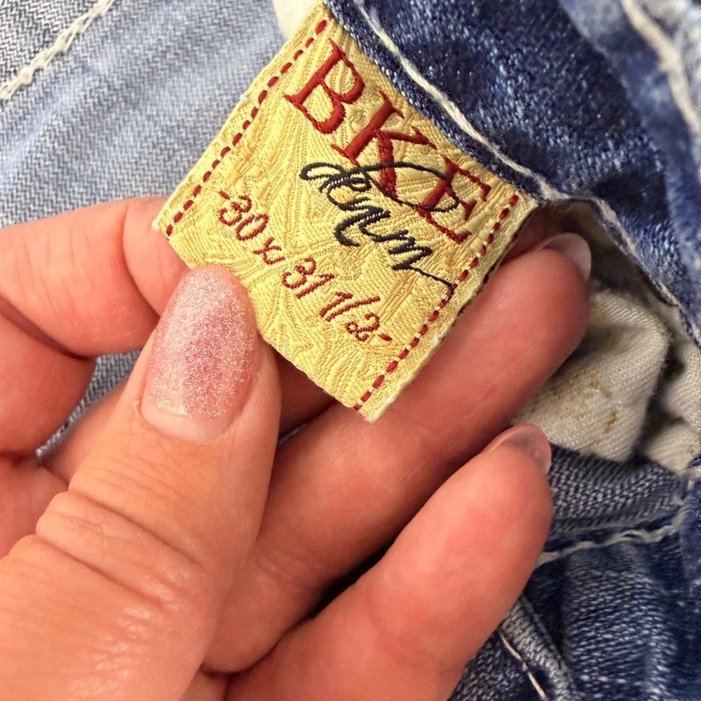 BKE Kate Denim Shorts Womens 30 Distressed Low Rise Cutoff Jean Shorts‎